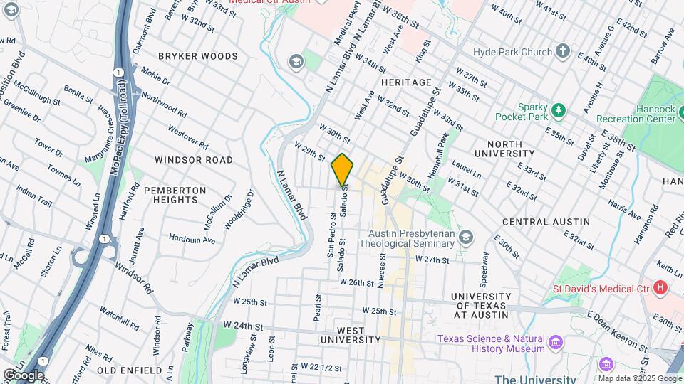 2826 Salado St Map and Location Details