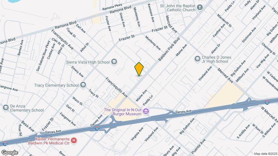 3323 Baldwin Park Blvd Map and Location Details