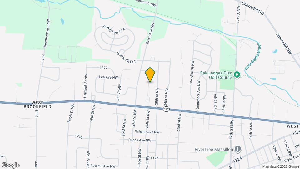 2606 Lincoln Wy NW Map and Location Details