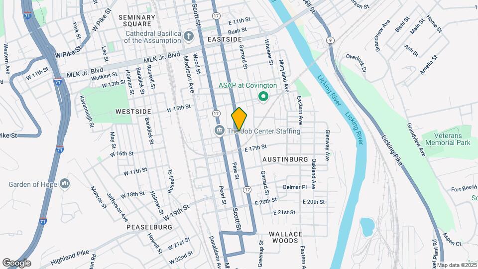 1604 Greenup St Map and Location Details