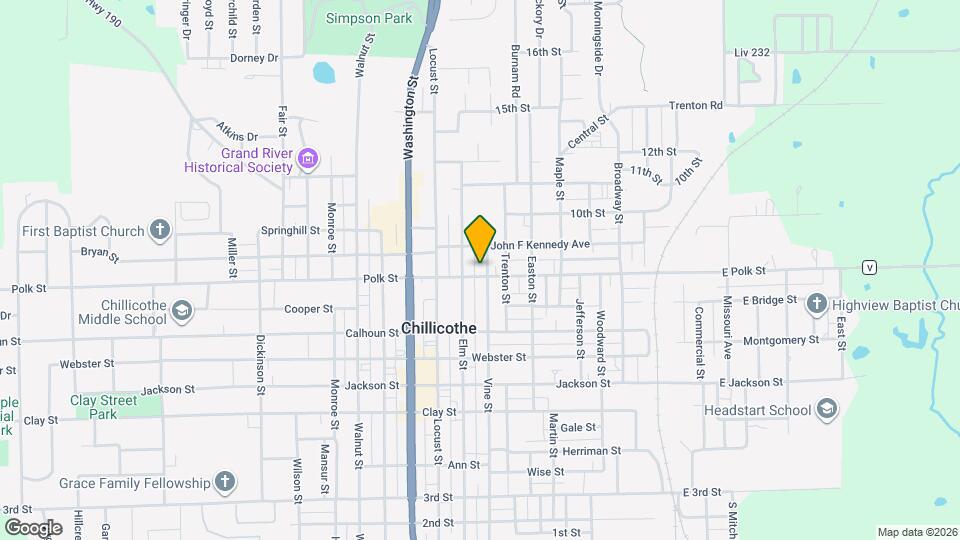 521 Polk St Map and Location Details