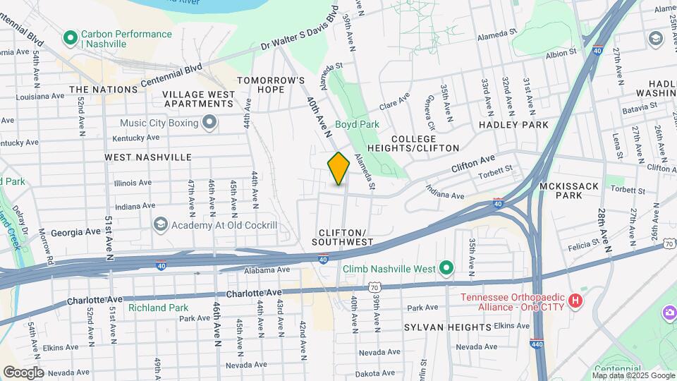 40th Ave Apartments Map and Location Details