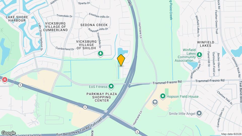 3822 Dry Creek Dr Map and Location Details