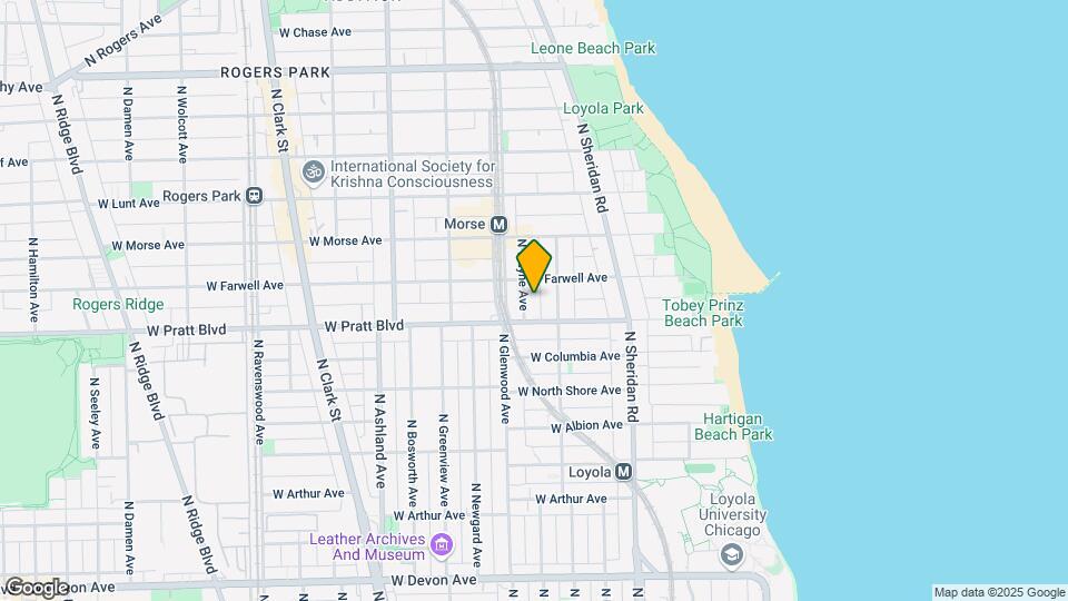 6819 N Wayne Ave Mapa y Detalles de la Ubicación