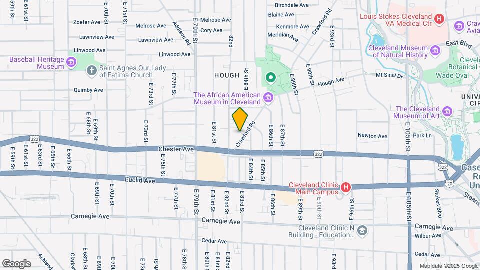 1842 Crawford Rd Map and Location Details