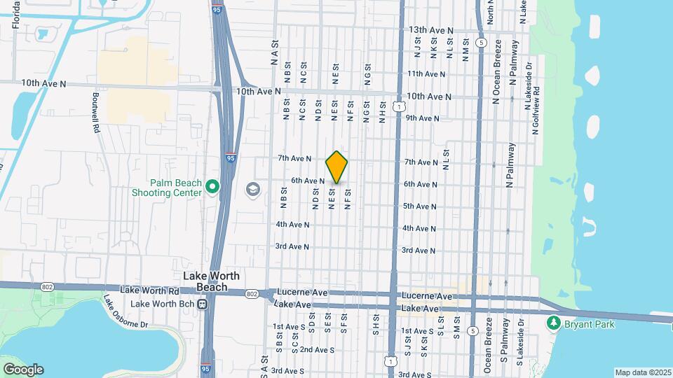 520 N E St Map and Location Details