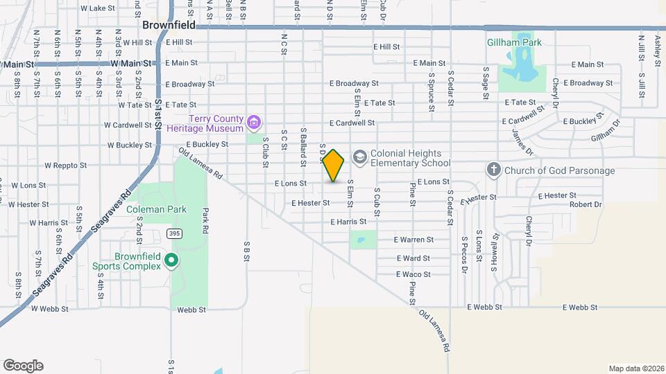 1006 E Lons St Map and Location Details