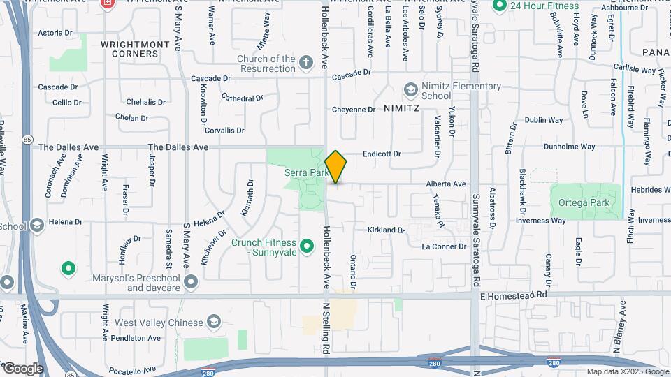 696 Alberta Ave Map and Location Details
