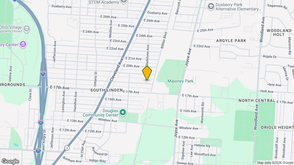 1406 E 18th Ave Mapa y Detalles de la Ubicación