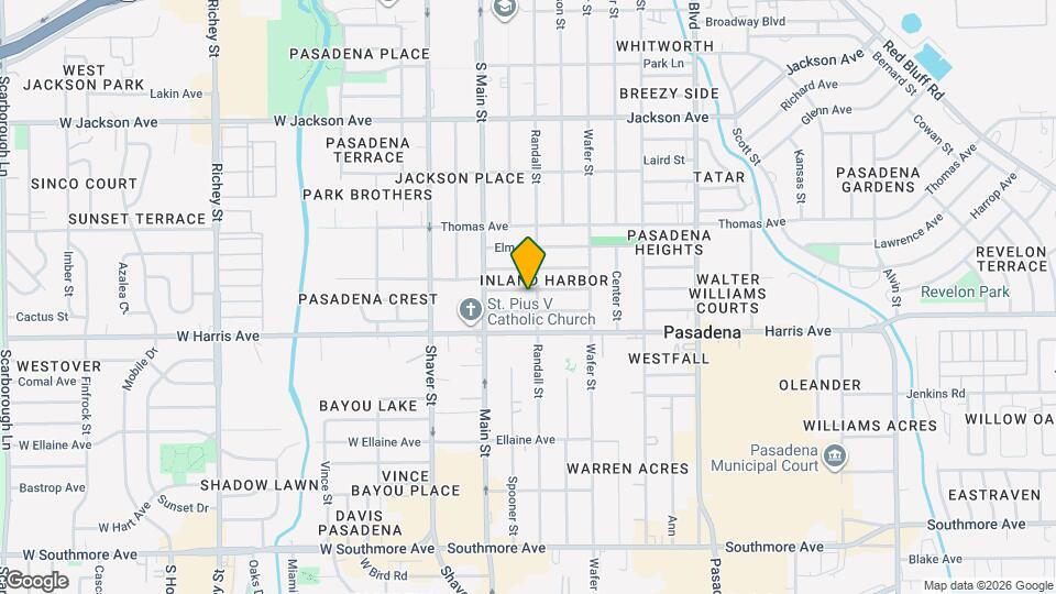 410 Live Oak St Map and Location Details