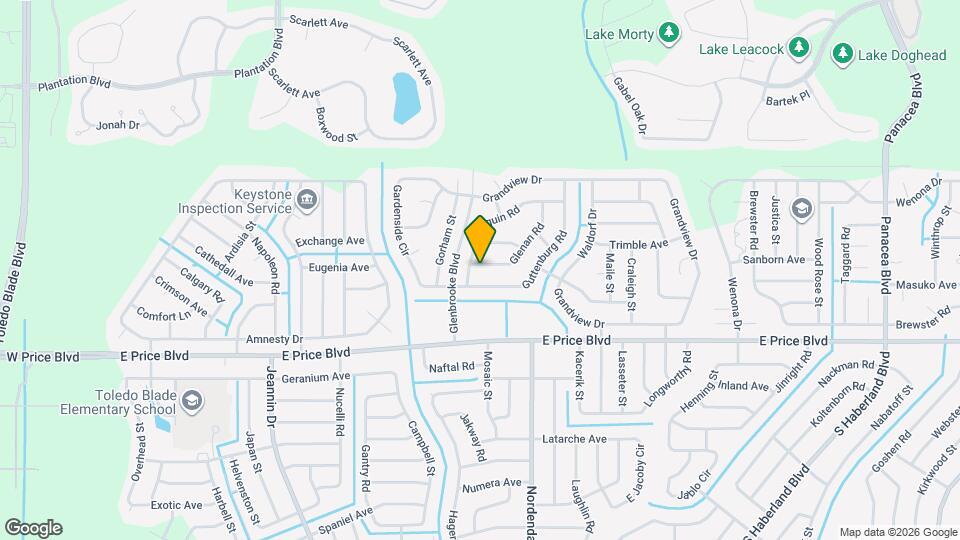 1326 Glenan Rd Map and Location Details