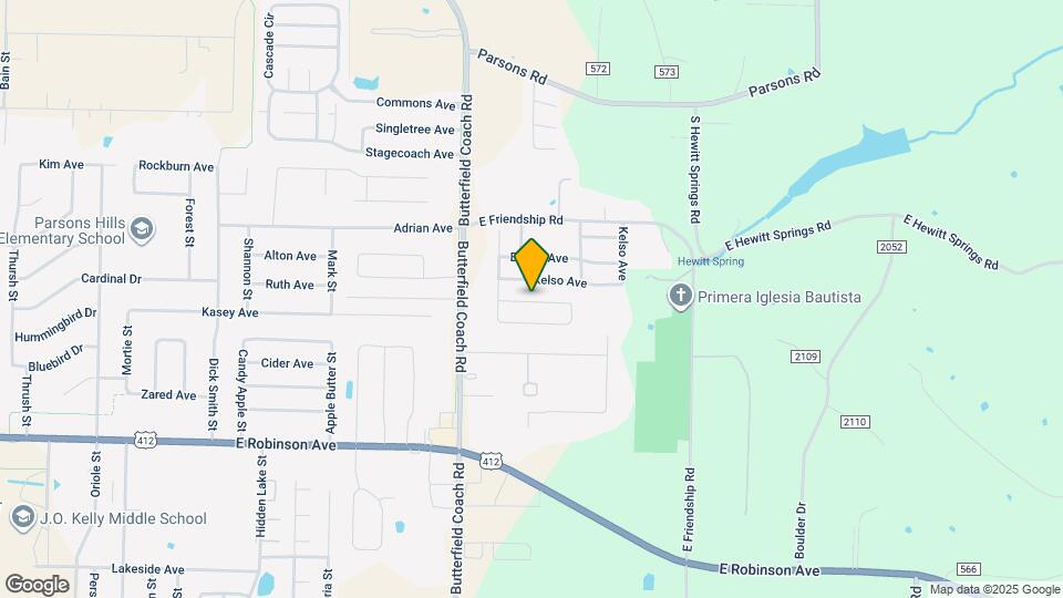 1726 N Reno Dr Map and Location Details