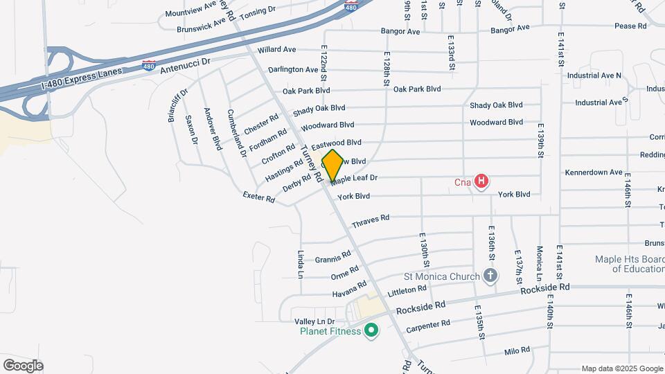 5755 Turney Rd Map and Location Details