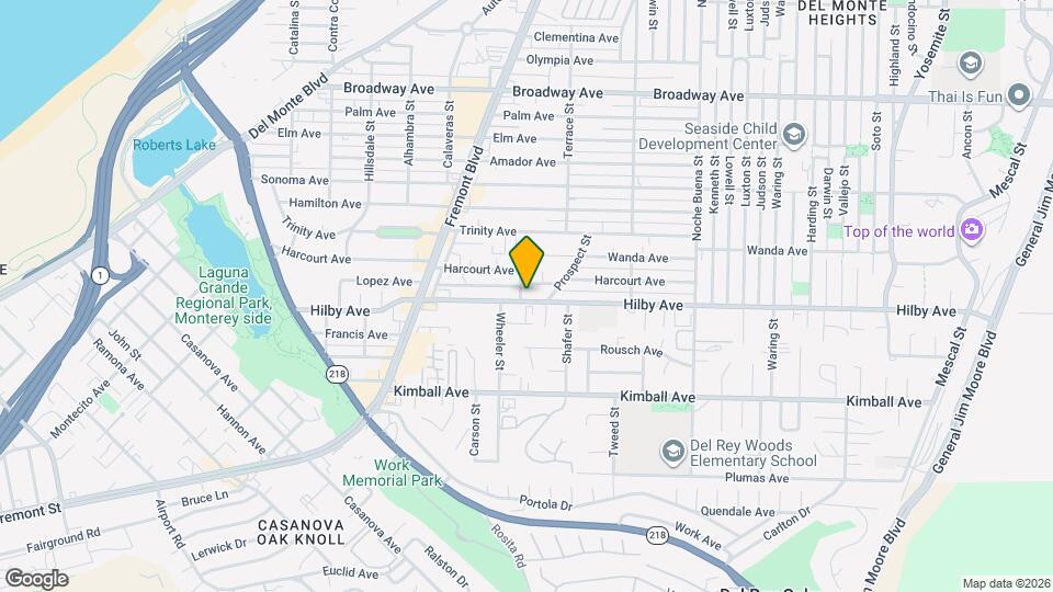 1025 Hilby Ave Map and Location Details