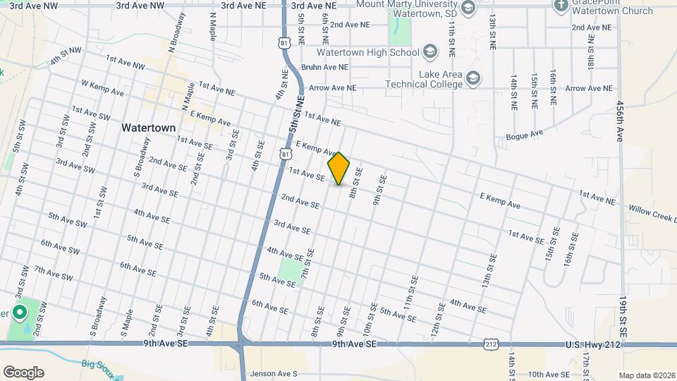 708 1st Ave SE Map and Location Details