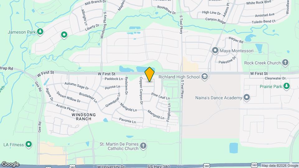 3930 Prairie Clover Ln Map and Location Details