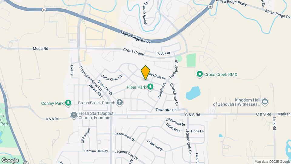 8332 Meadowcrest Dr Map and Location Details