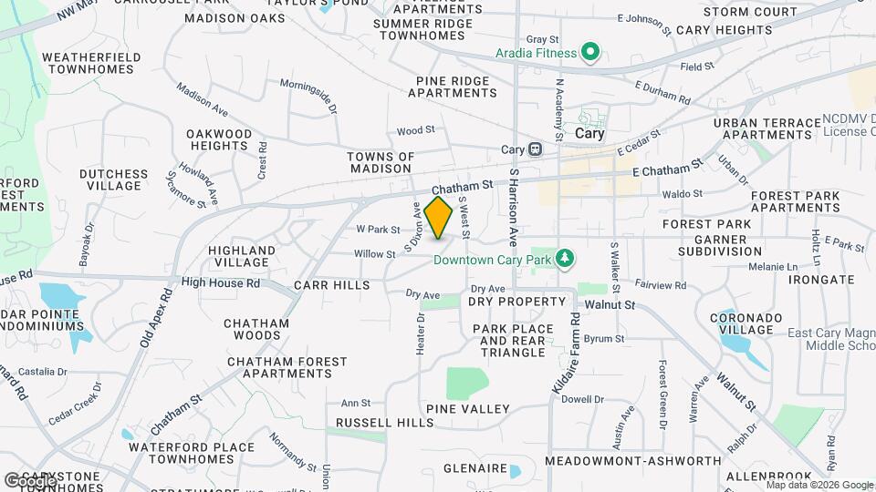320 Ridgecrest Rd Map and Location Details