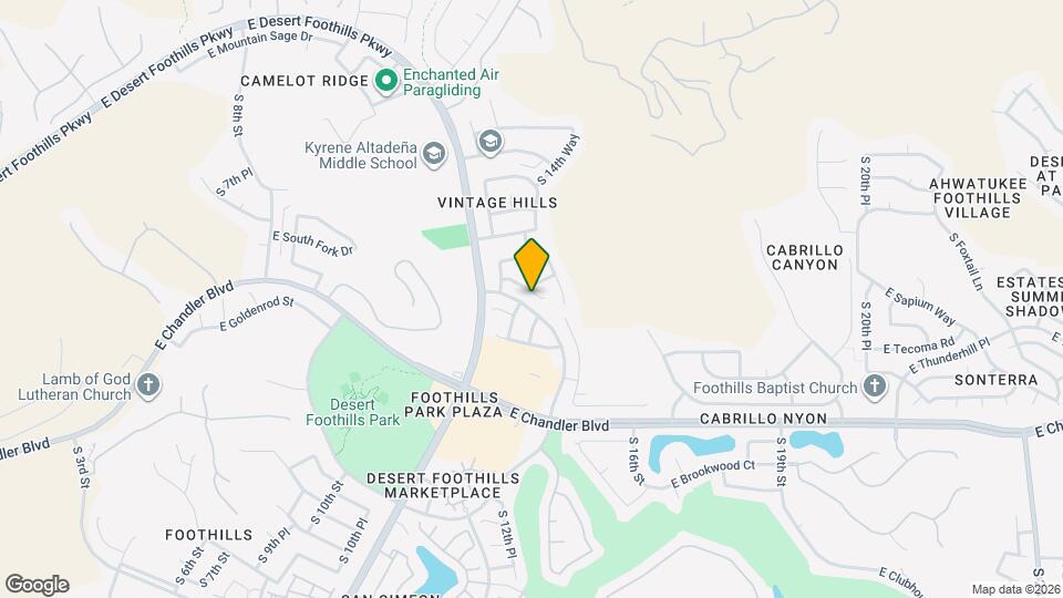 1405 E Goldenrod St Map and Location Details