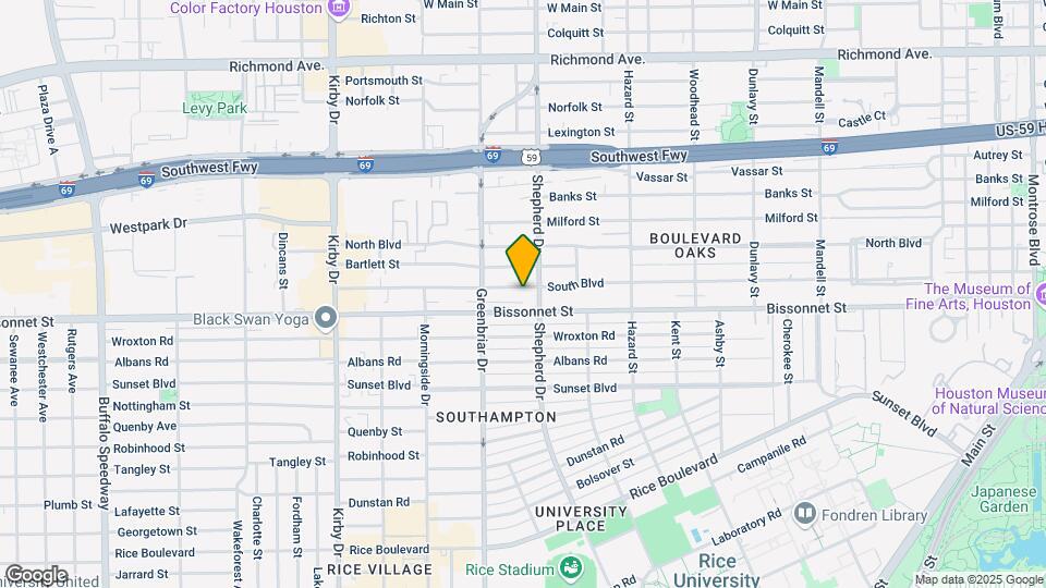 2215 South Blvd Map and Location Details