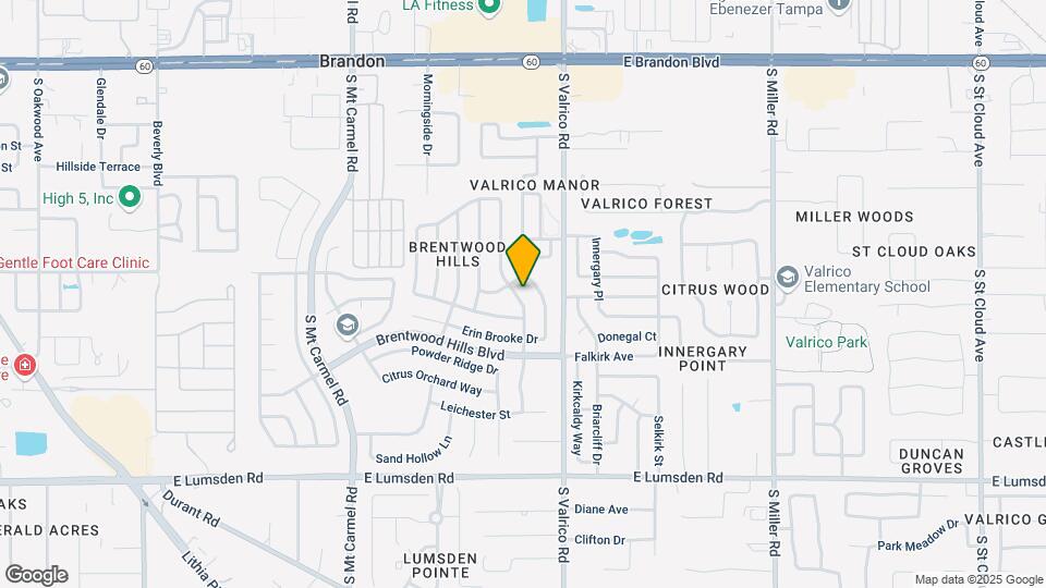 707 Sand Ridge Dr Map and Location Details