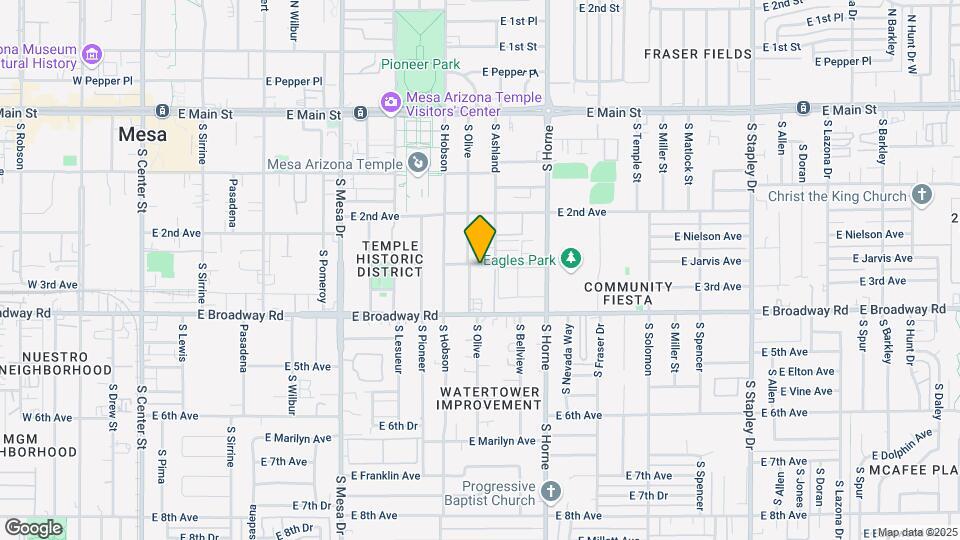 647 E 3rd Ave Map and Location Details