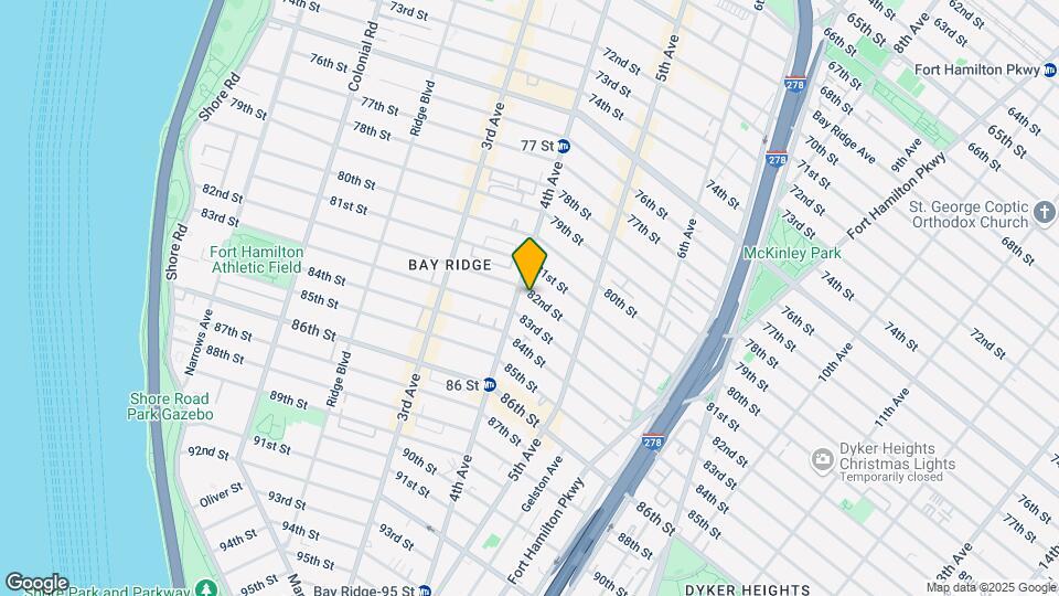 8201 4th Ave Map and Location Details