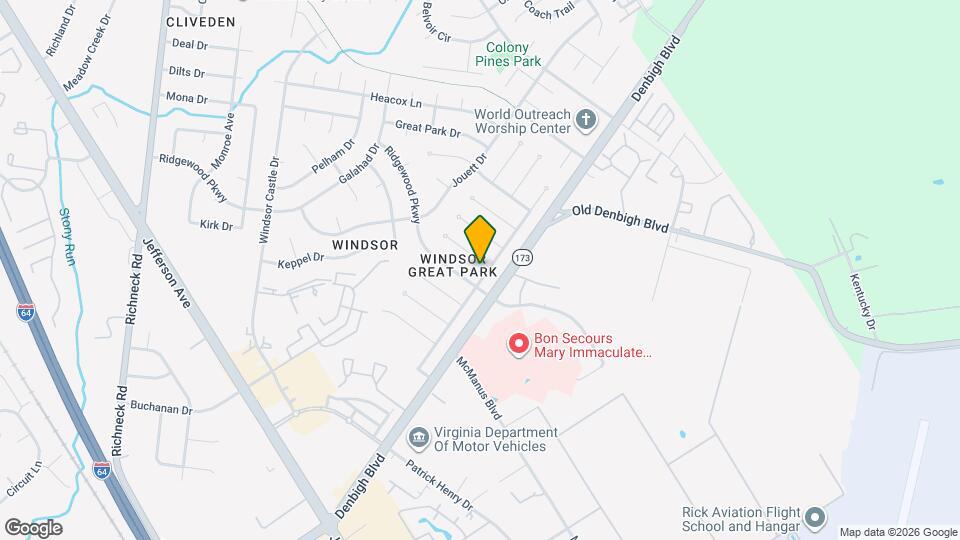 9 Dinwiddie Pl Mapa y Detalles de la Ubicación