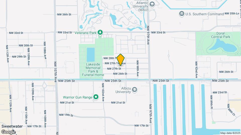 9941 NW 27th St Map and Location Details