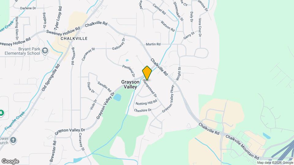 2420 Hampstead Dr Mapa y Detalles de la Ubicación