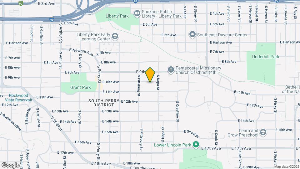 1836 E 10th Ave Map and Location Details