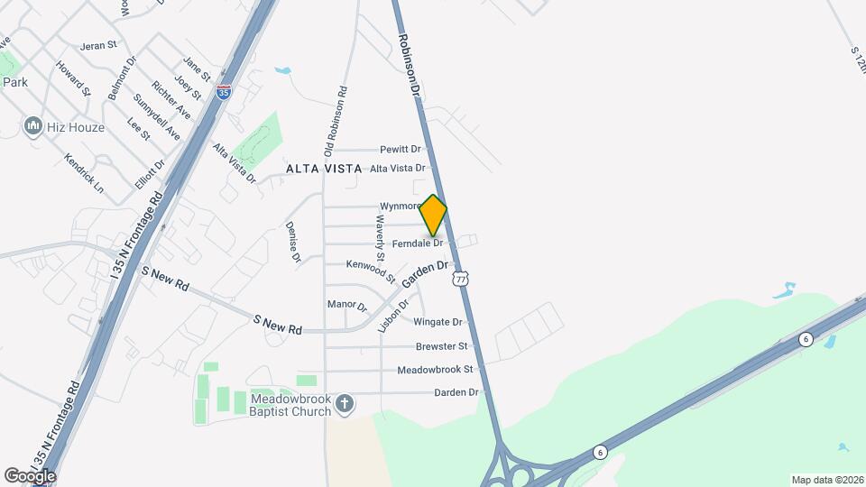 3214 Ferndale Dr Map and Location Details