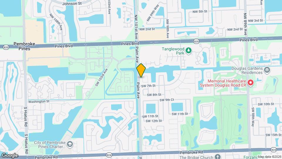 630 SW 100th Terrace Map and Location Details