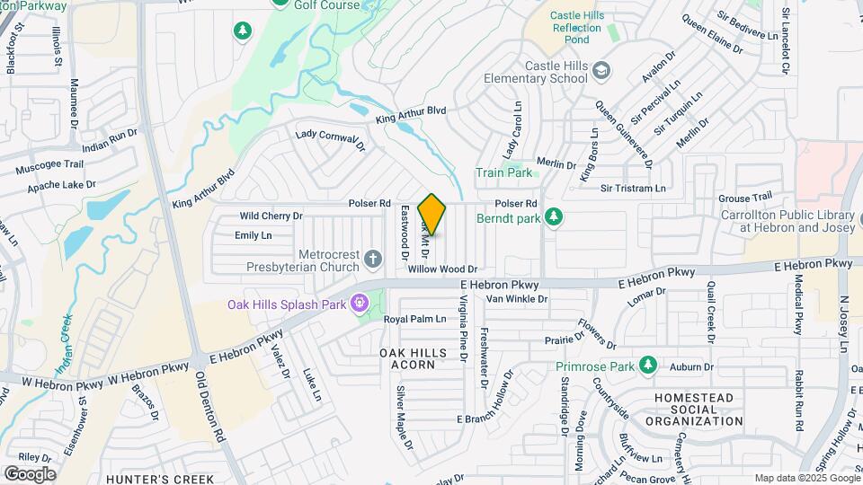 4210 Oak Mt Dr Map and Location Details