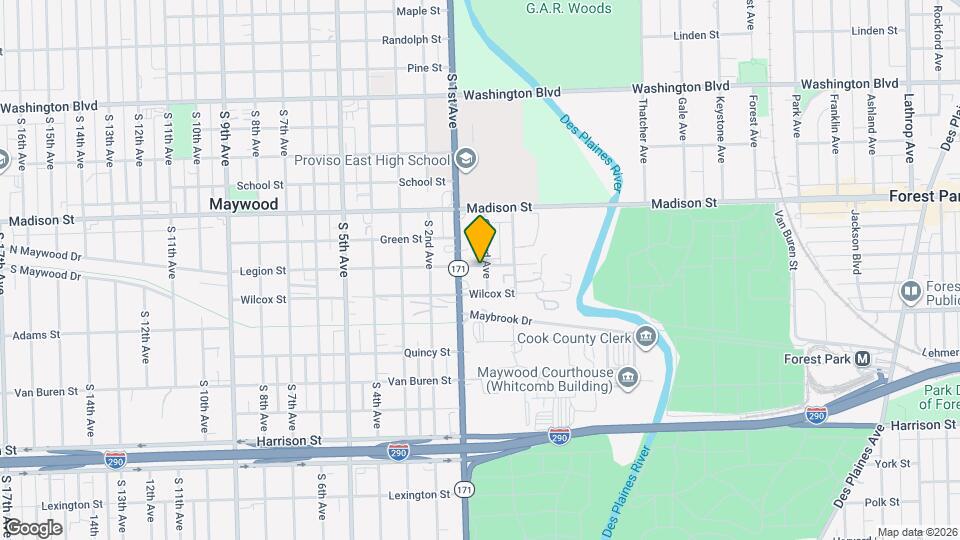 1206 Orchard Ave Mapa y Detalles de la Ubicación