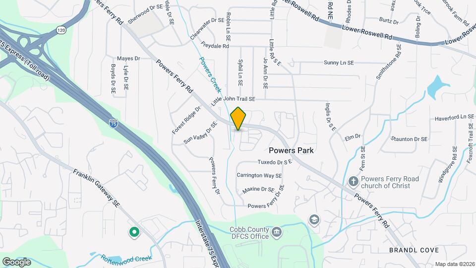 720 Gardenside Cir SE Map and Location Details