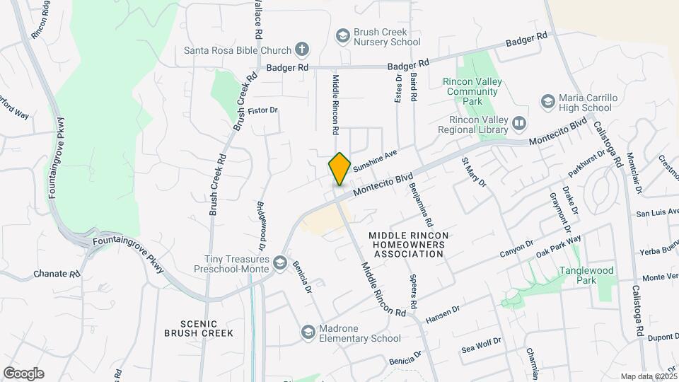 824 Middle Rincon Rd Map and Location Details