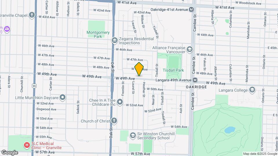 775 W 49th Ave Map and Location Details