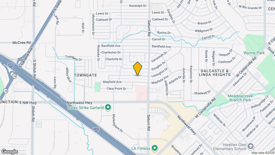 1426 Lexington Dr Map and Location Details
