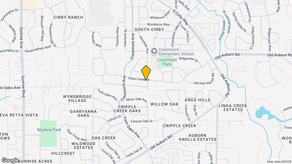 1825 Vista Creek Dr Map and Location Details