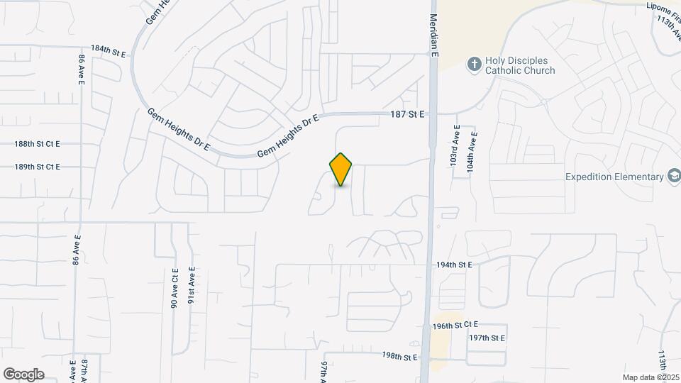 19027 97th Ave Ct E Map and Location Details
