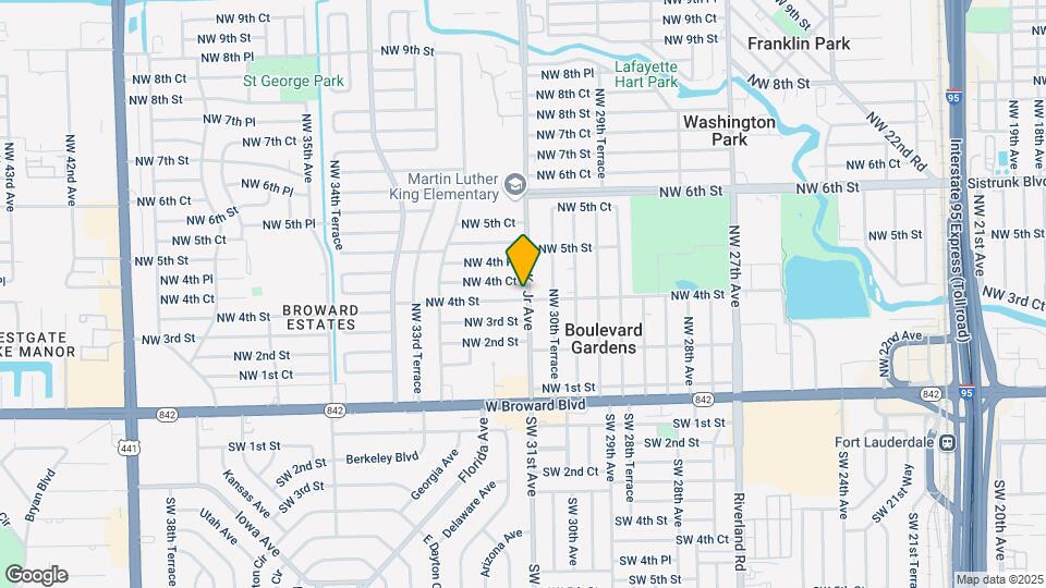 3111 NW 4th St Map and Location Details