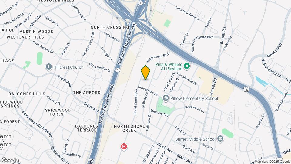 Shoal Creek North Map and Location Details