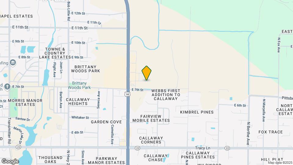 5780 Callaway Cir Map and Location Details