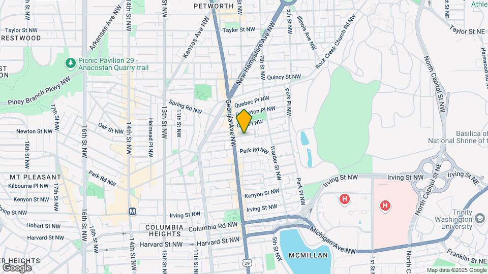 638 Newton Pl NW Map and Location Details