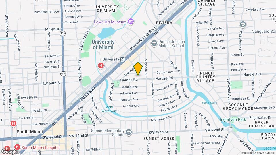 1115 Hardee Rd Map and Location Details