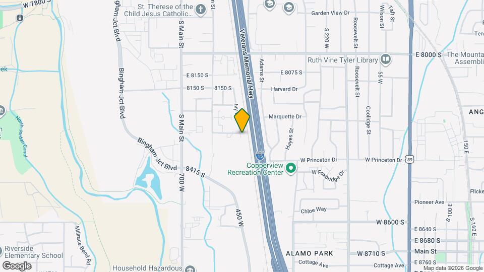 8287 Ivy Dr Map and Location Details
