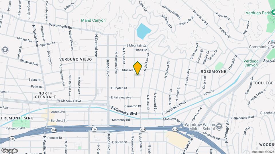 1134 Campbell St, Unit 305 Map and Location Details