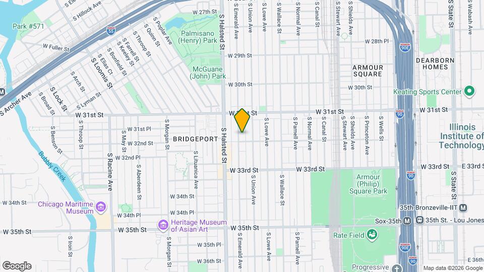 3149 S Emerald Ave, Unit 2R Mapa y Detalles de la Ubicación