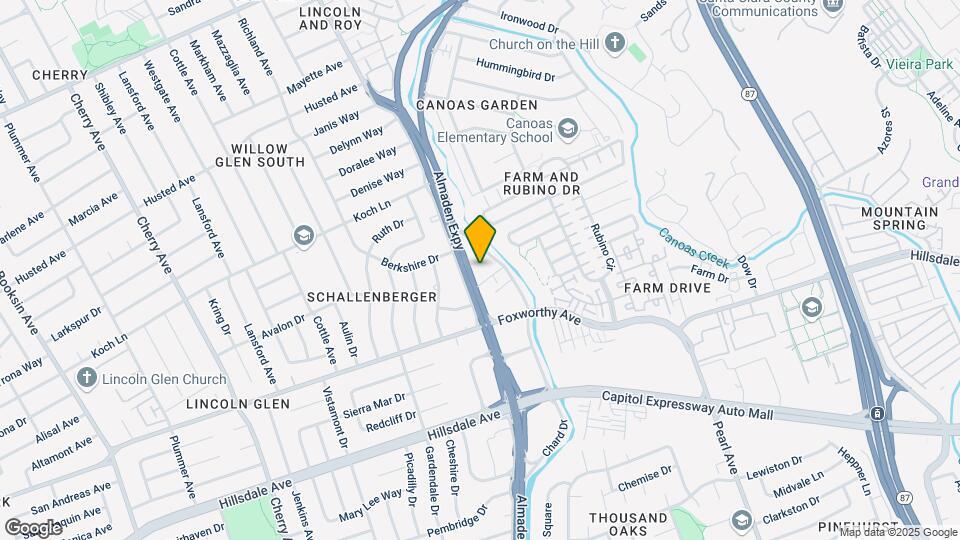 2870 Almaden Expy Mapa y Detalles de la Ubicación